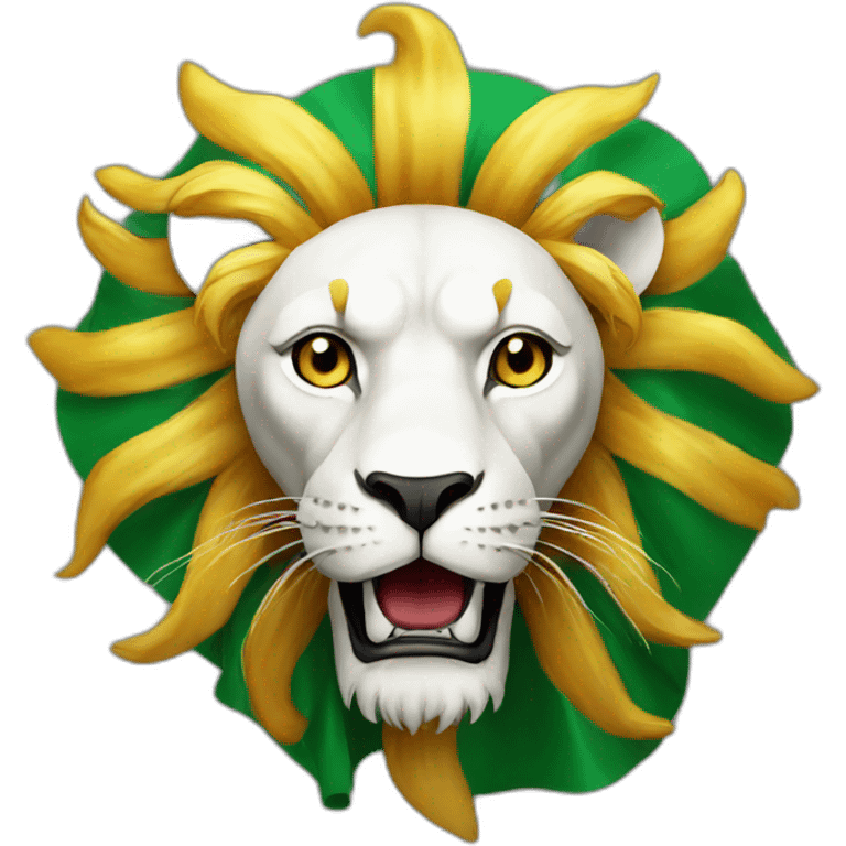 iran flag sun and lion emoji