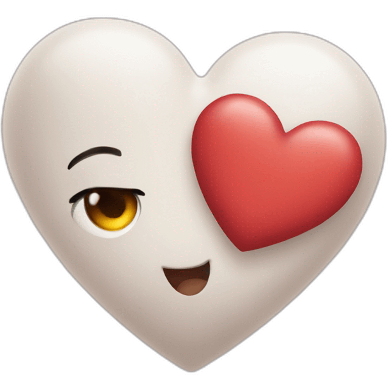 Heart in love emoji