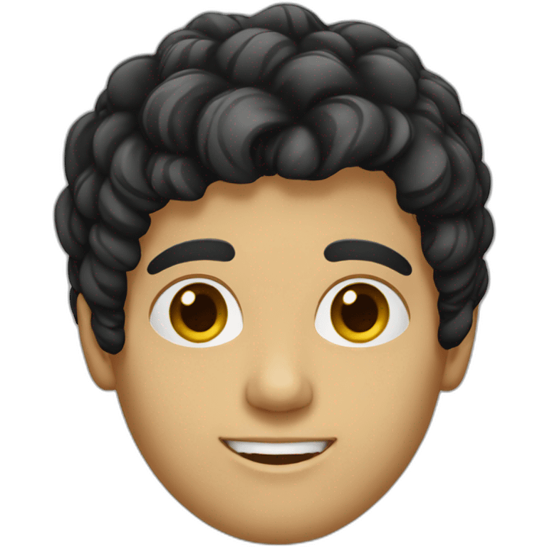 brazilian-white-guy-black-hair emoji