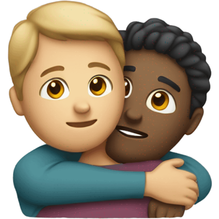 Hug from behind emoji