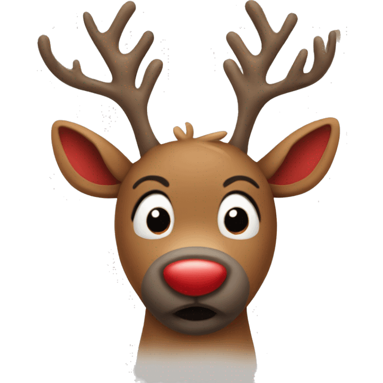 Red Nosed Reindeer emoji