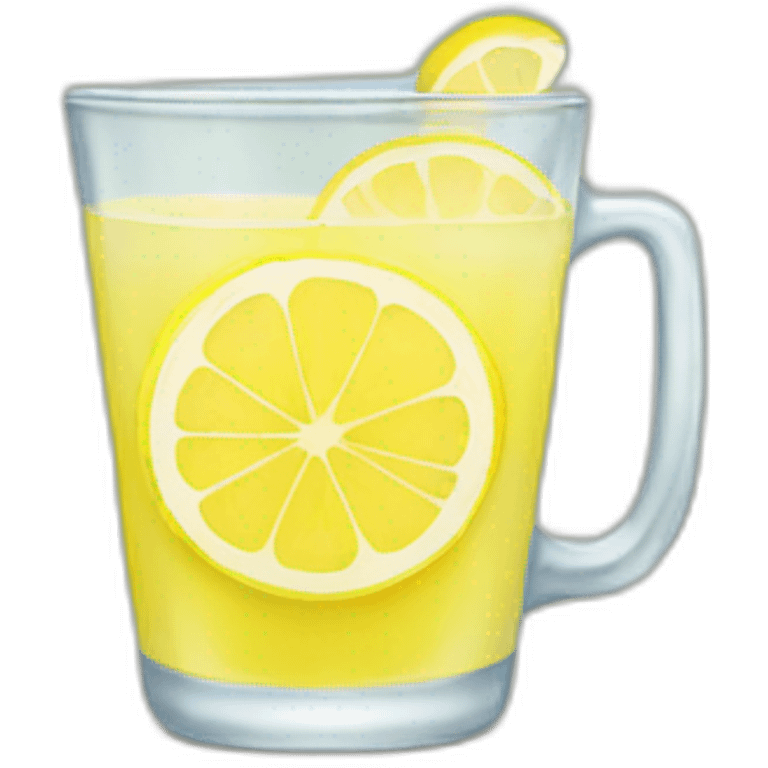 A lemonade emoji