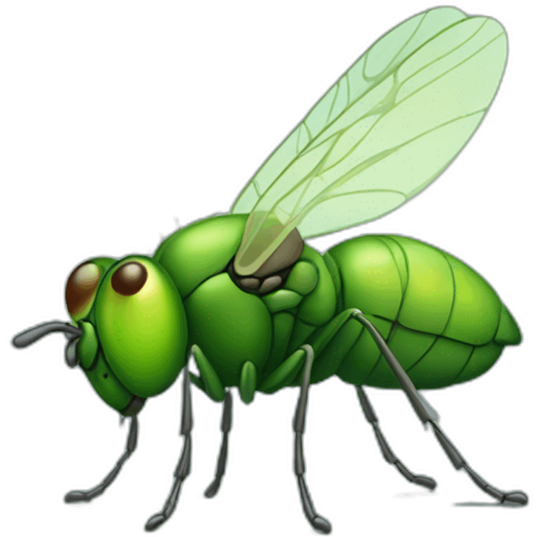 Green fly emoji