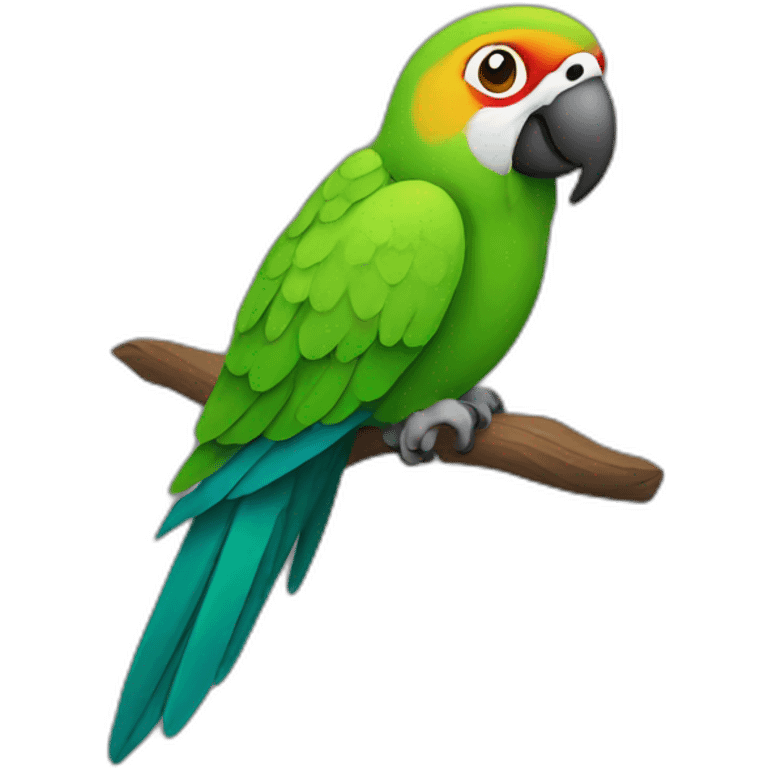 parrot front emoji