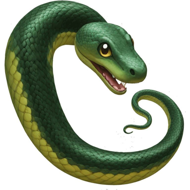 serpente nero emoji