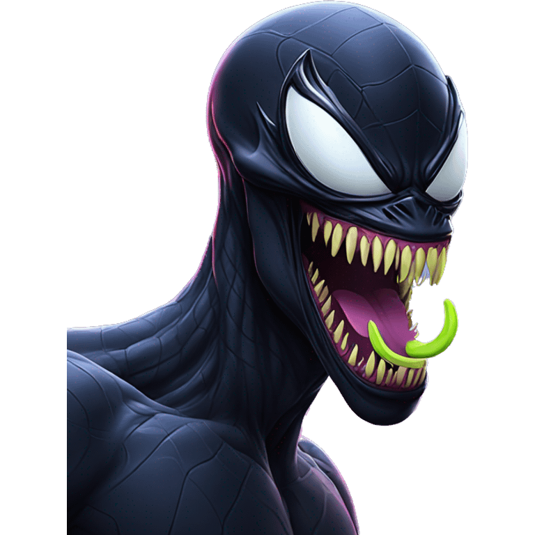 Venom in a neon city emoji