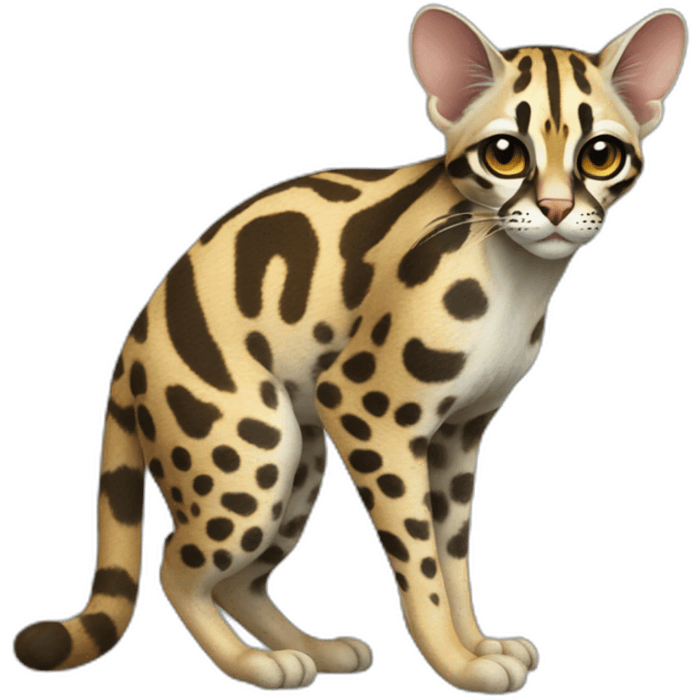 Margay Cat Full Body emoji