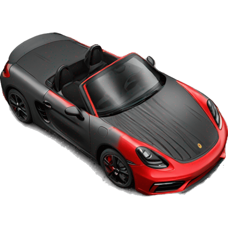 718 red boxster gts emoji