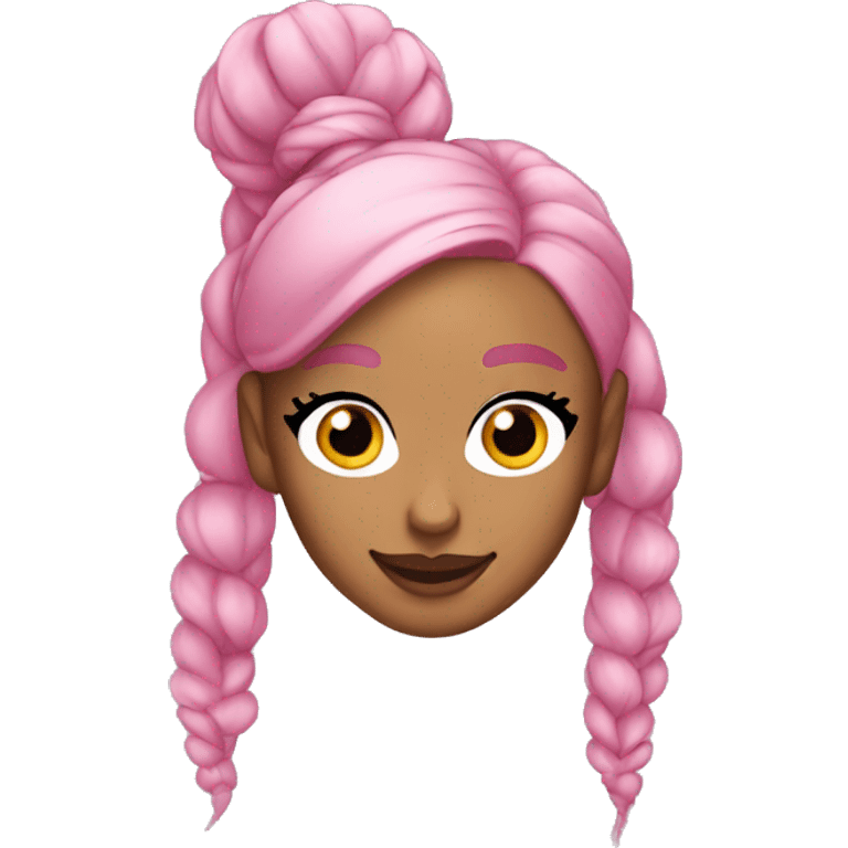 Ariana grande with pink hair  emoji