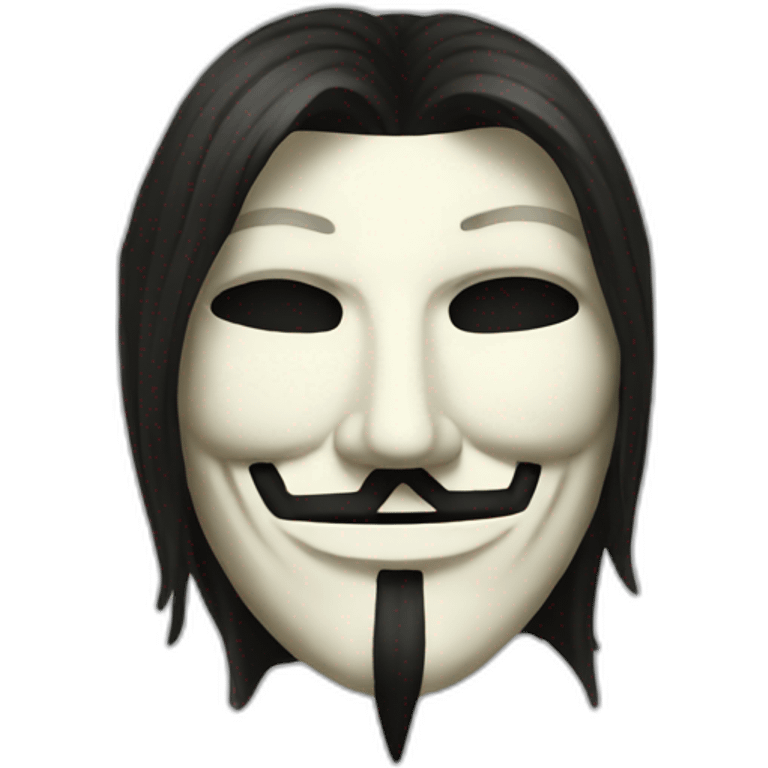 anonymous mask emoji