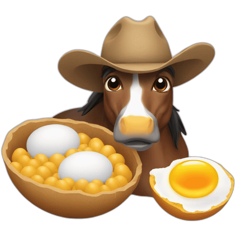 Gallopinto and eggs emoji