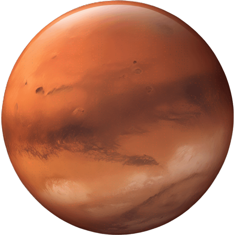 Mars planet emoji