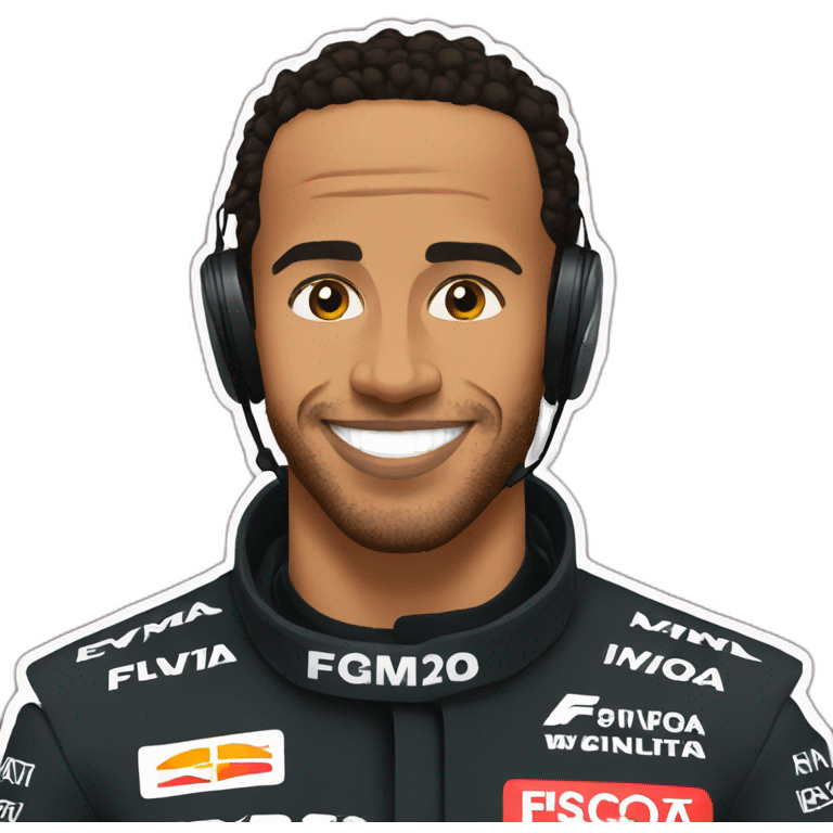 Lewis hamilton emoji