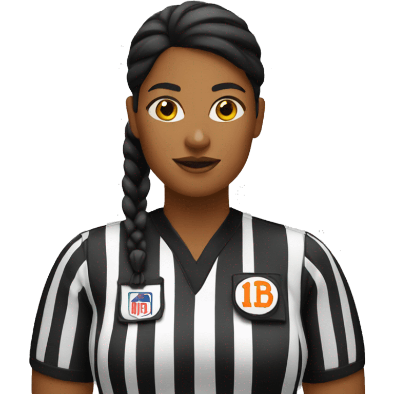 female basketball referee  emoji