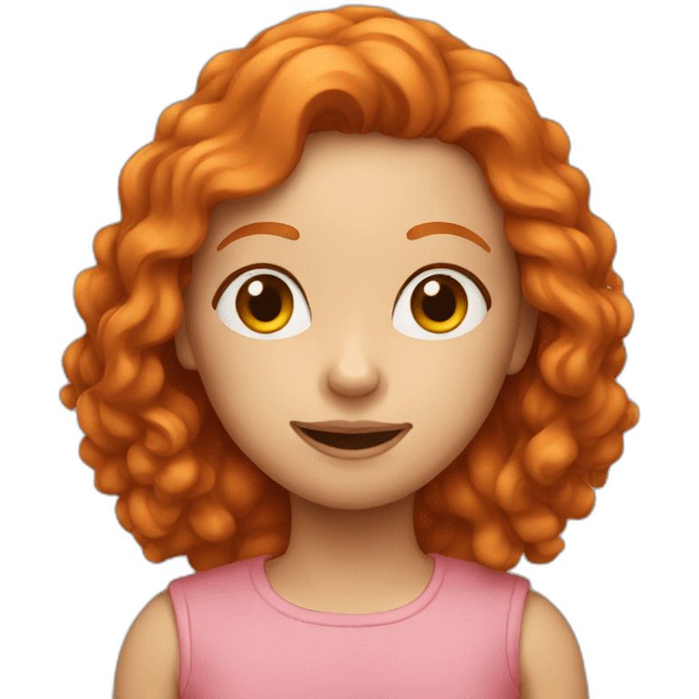 ginger girl emoji