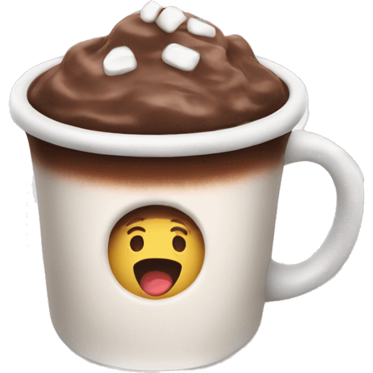 cute hot chocolate emoji