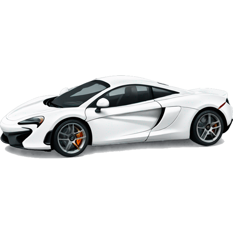 White McLaren  emoji