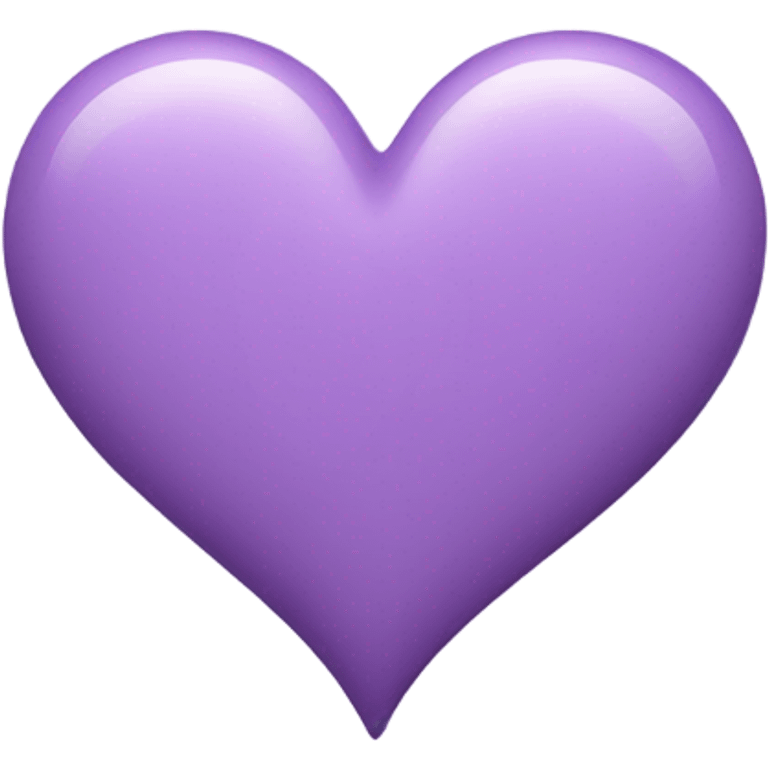 Light purple heart emoji