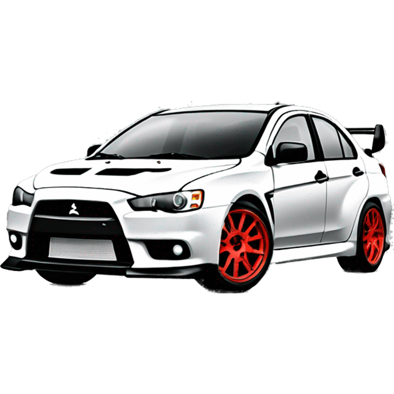 Mitsubishi evo X emoji