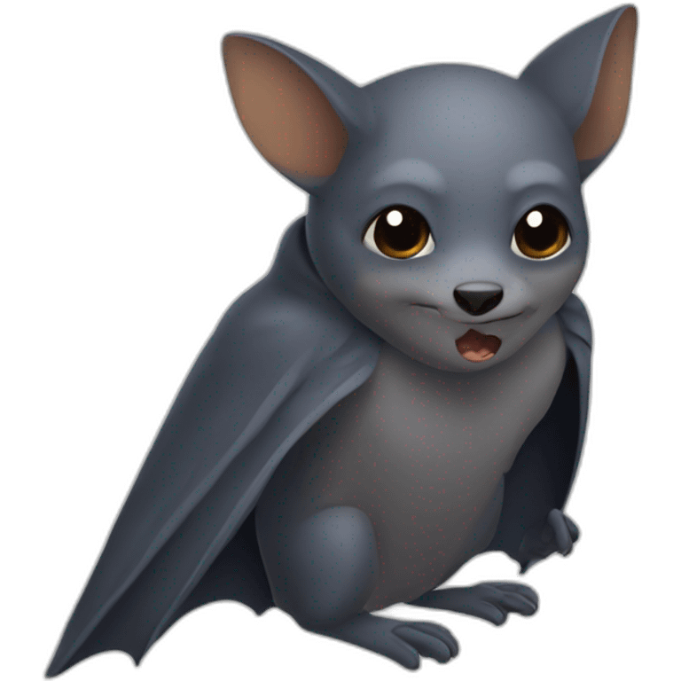 Chauve-souris effrayante emoji