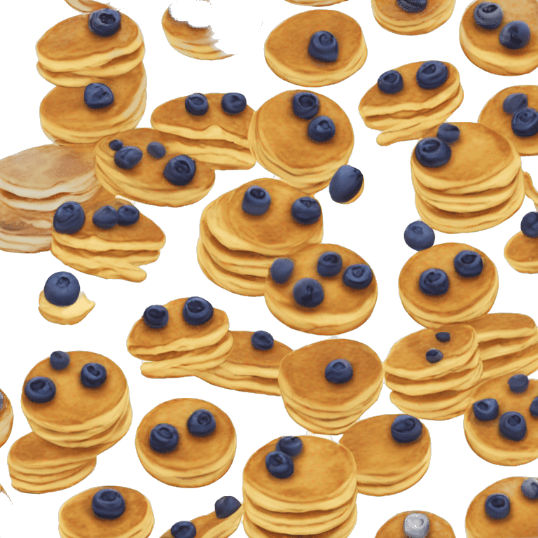 Blueberry pancakes  emoji