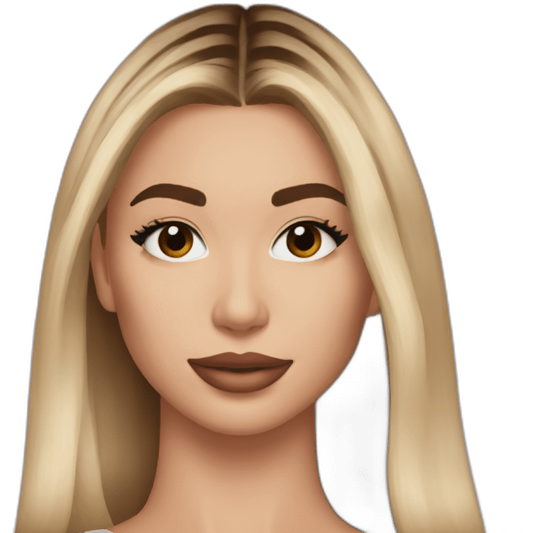 Hailey bieber emoji