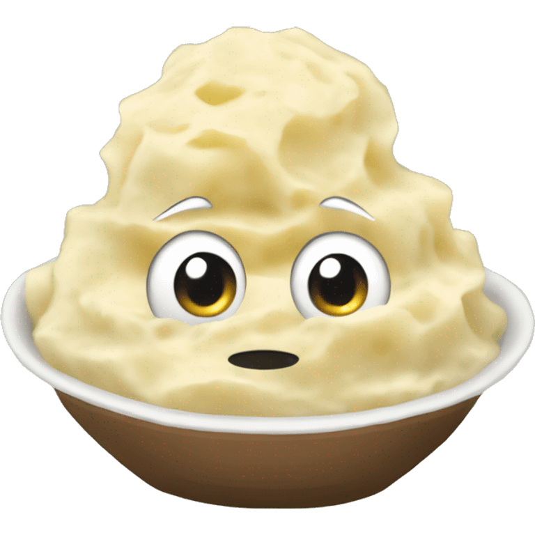 Mashed potatoes emoji