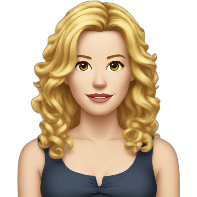 Elizabeth Banks long hair real emoji