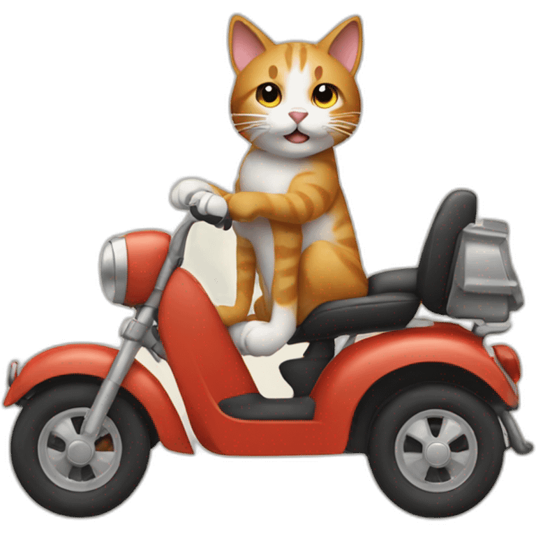 cat riding car  emoji