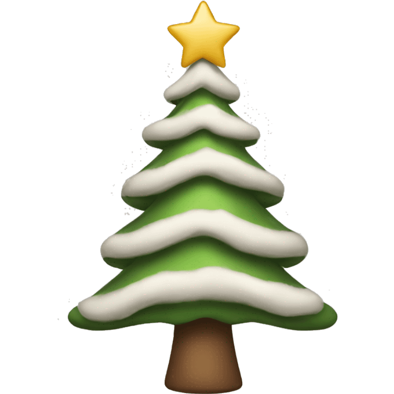 Neutral christmas tree emoji