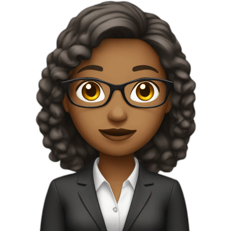 Business girl emoji