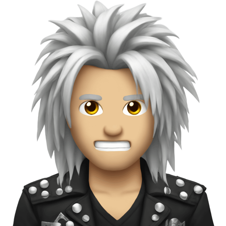 Hair metal emoji