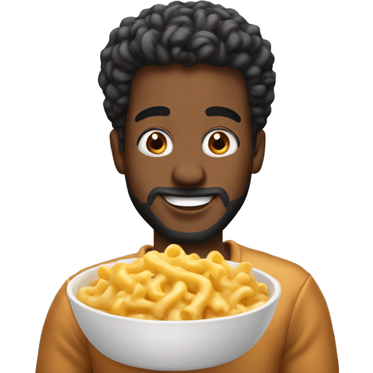 black people mac n cheese emoji