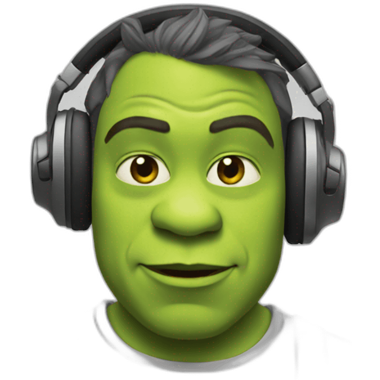 Dj shrek emoji