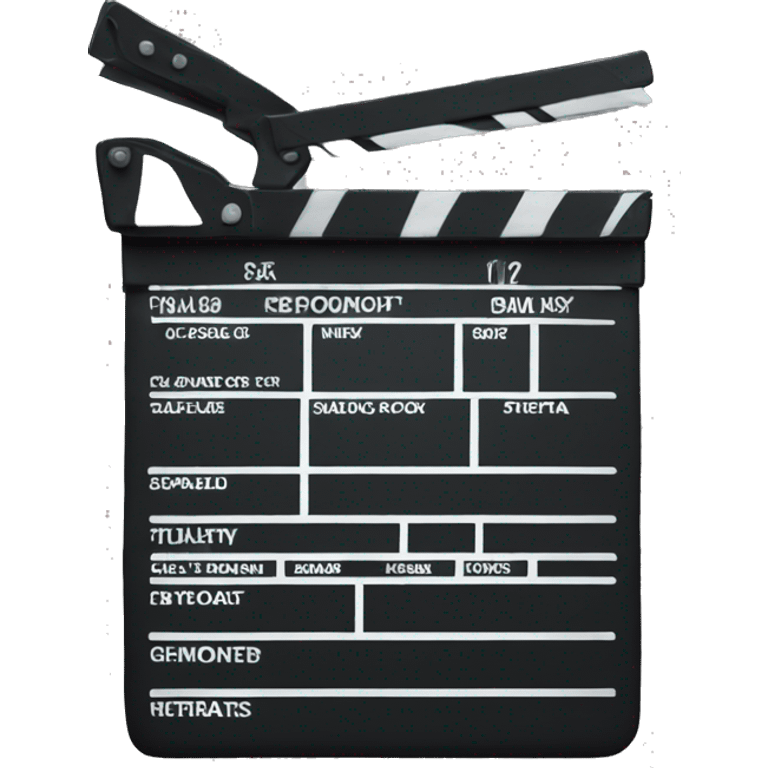 clapperboard emoji