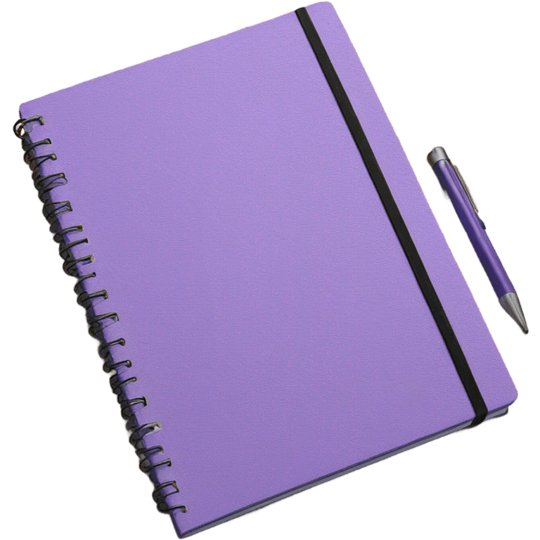 Purple notebook Emoji emoji