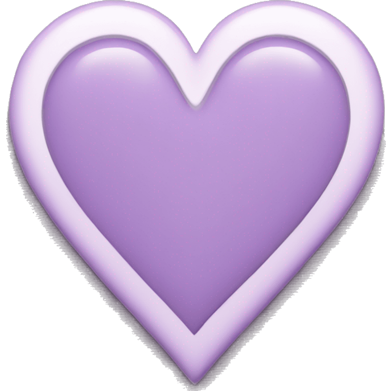 light purple heart emoji