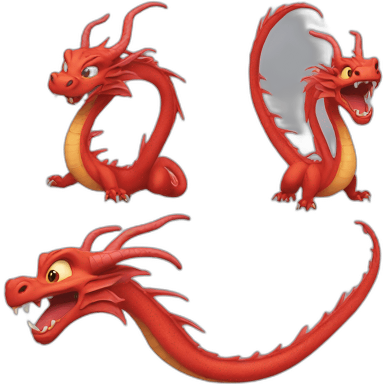 Dragon mushu emoji