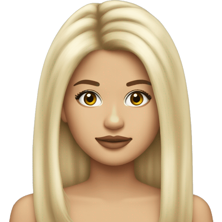 Selena Gomez blonde  emoji