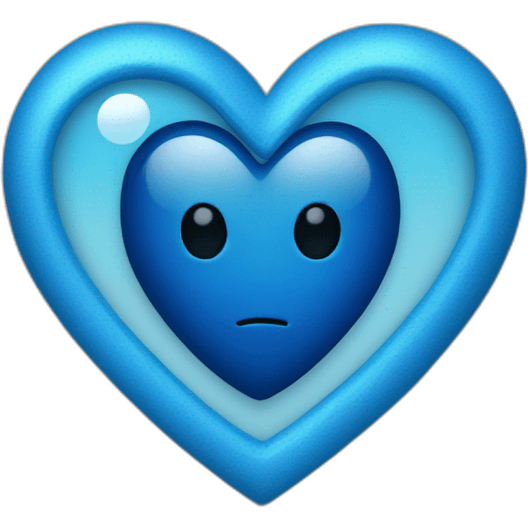 blue heart emoji