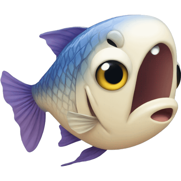 fish crying emoji