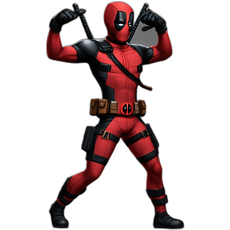 Deadpool full body dance 2 emoji