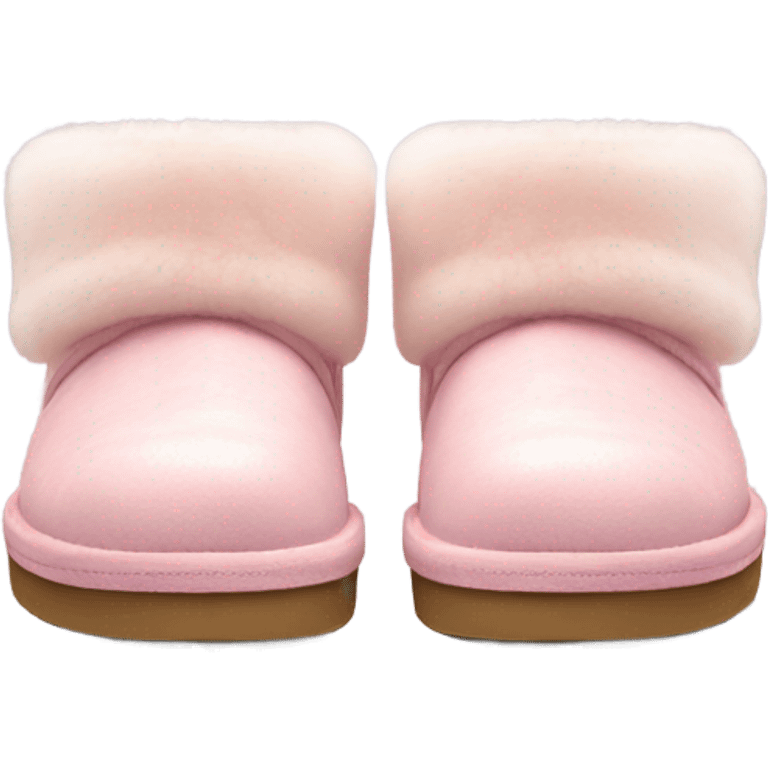 light pink ugg slippers  emoji