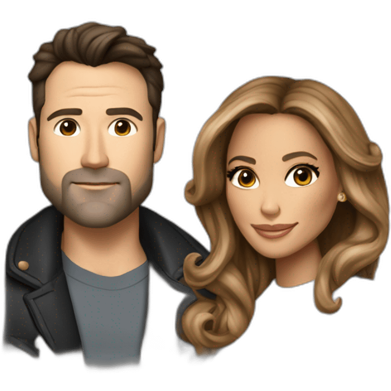 Jlo and Ben affleck emoji