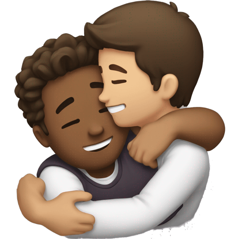 Hugging your boyfriend  emoji