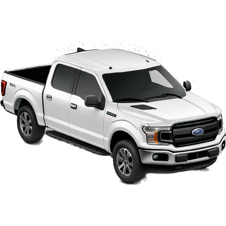 2018 f150 ford truck white  emoji