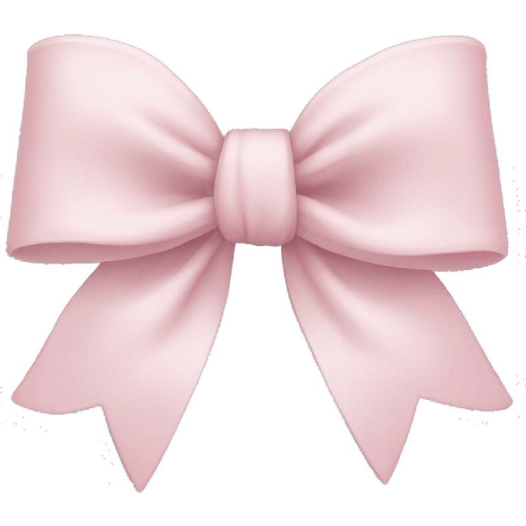 Pale Pink bow emoji