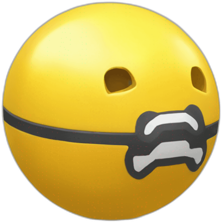 Yellow Poké ball emoji