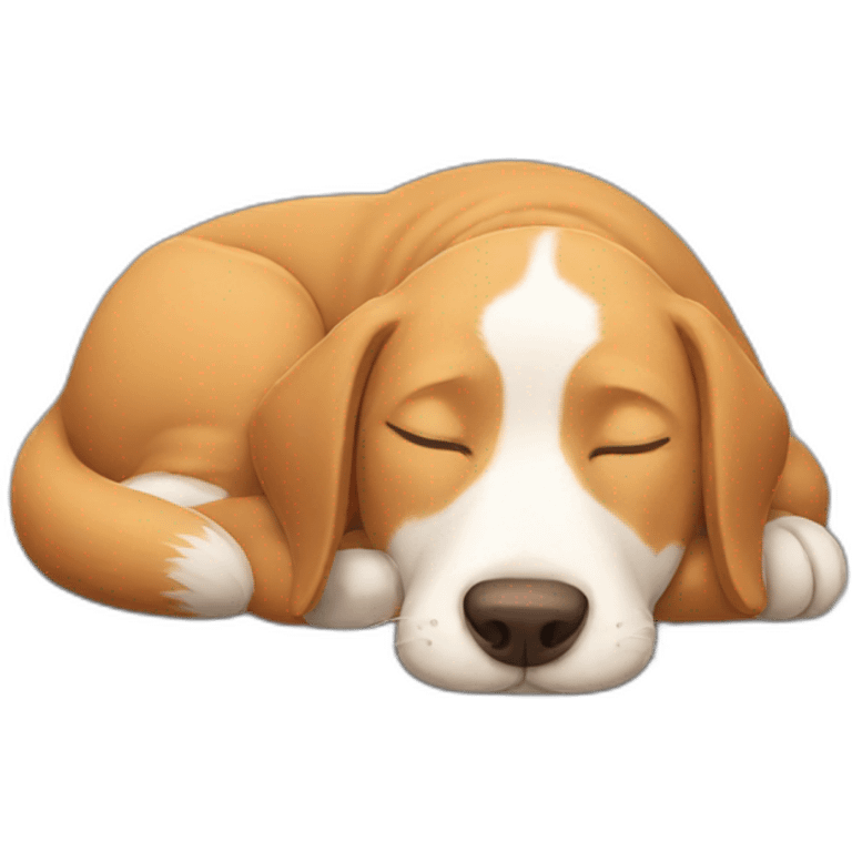 Cat-dog-sleep emoji