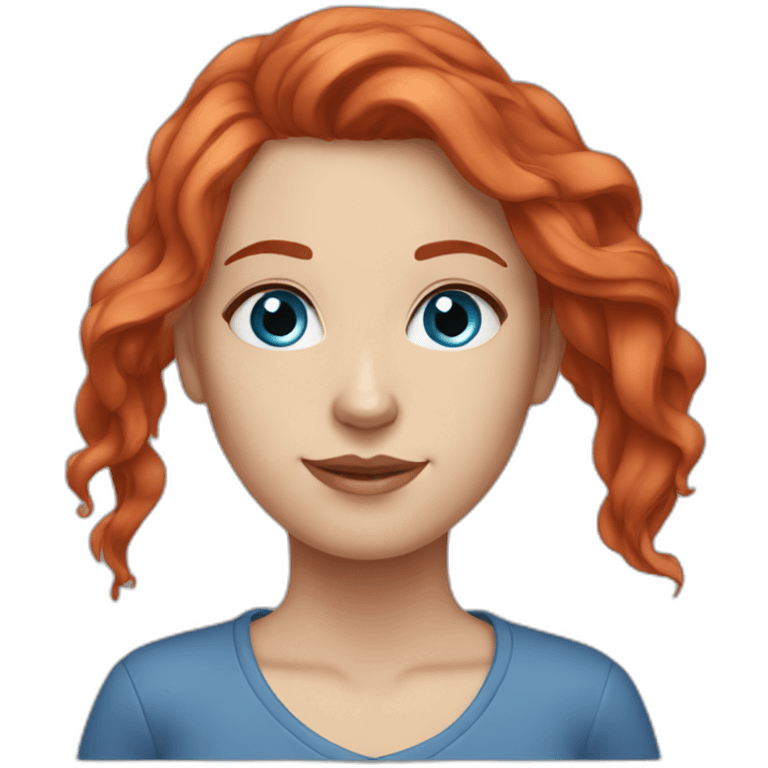 white-girl-red-hair-blue-eyes-smel emoji